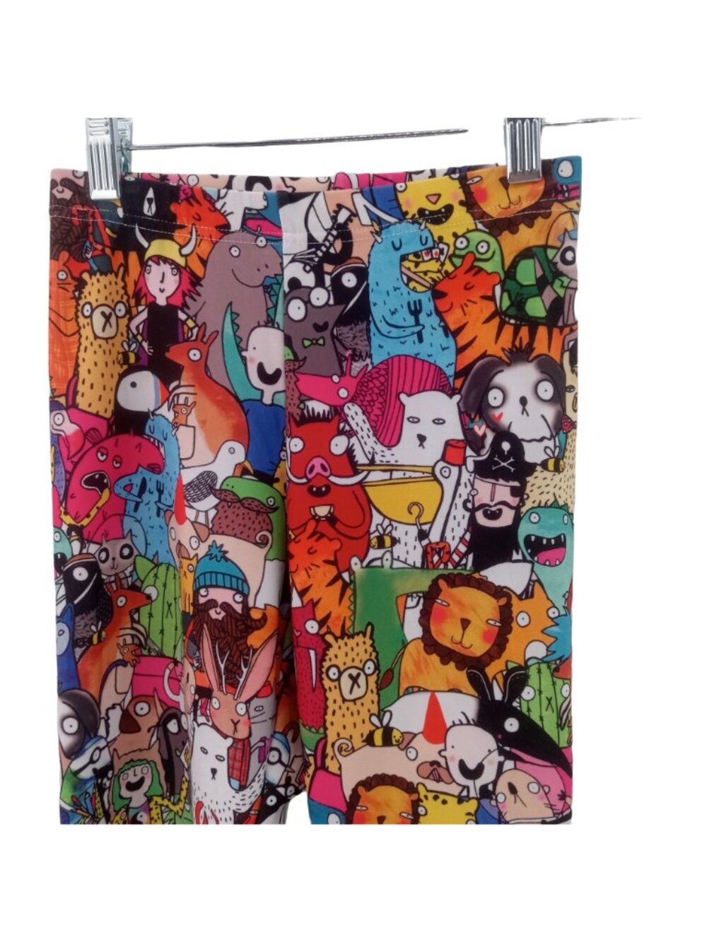 Katie Abey All Over Cat Cartoon Animal Print Leggings XS Weird Wonderful Monster - Picture 4 of 7
